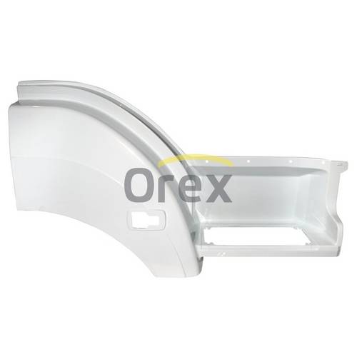 Корпус подножки правой верхний (белый) MB Axor