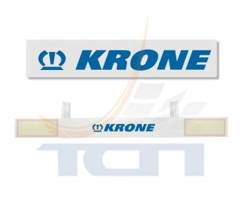 Наклейка задней панели KRONE 550x100 T900185 ТСП