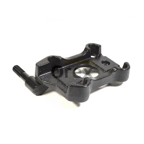 Площадка полурессоры левая (с пальцем под амортизатор) BPW