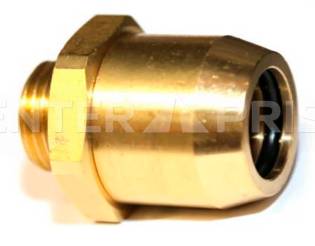 Штуцер М16/Т15 прямой латунь