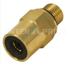 Штуцер М10/Т8 прямой латунь с уплот.