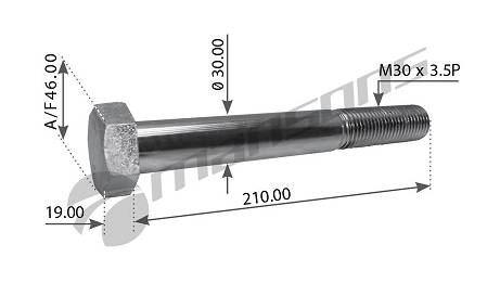 Болт М30210 сайлентблока