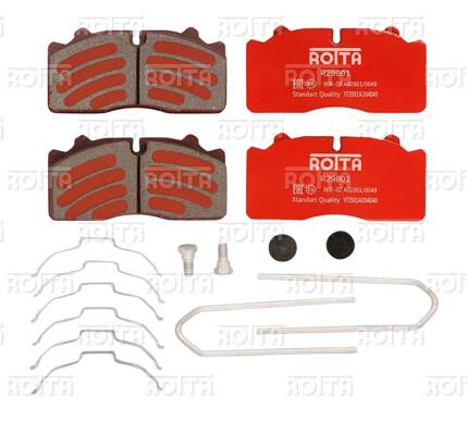 Колодки тормозные BAW/King Long/YU TONG (Комплект 4 шт) ->100000км