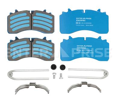 Колодки тормозные 29162 SAF SKRB, Schmitz (Wabco PAN 22) c крепежом ->150000км